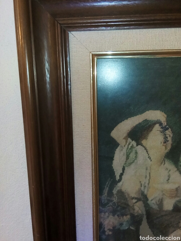 Otros objetos de arte: Cuadro Goya en petit point - Foto 4