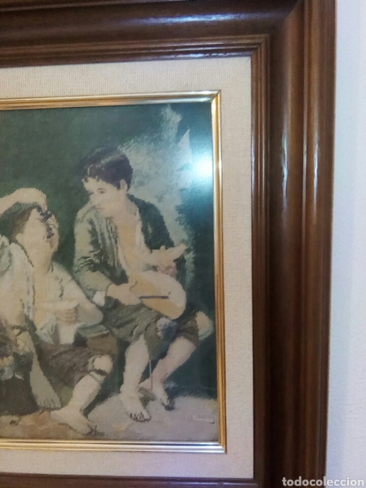 Otros objetos de arte: Cuadro Goya en petit point - Foto 5