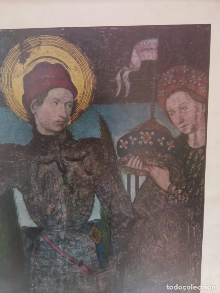 Otros objetos de arte: SANT JORDI I LA PRINCESA ENMARCADO - Foto 2