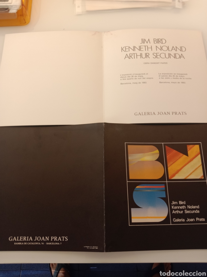 Otros objetos de arte: D&iacute;ptico Galer&iacute;a Joan Prats - Foto 1