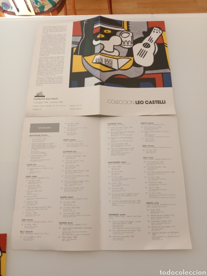 Otros objetos de arte: D&iacute;ptico Colecci&oacute;n Leo Castelli - Foto 1