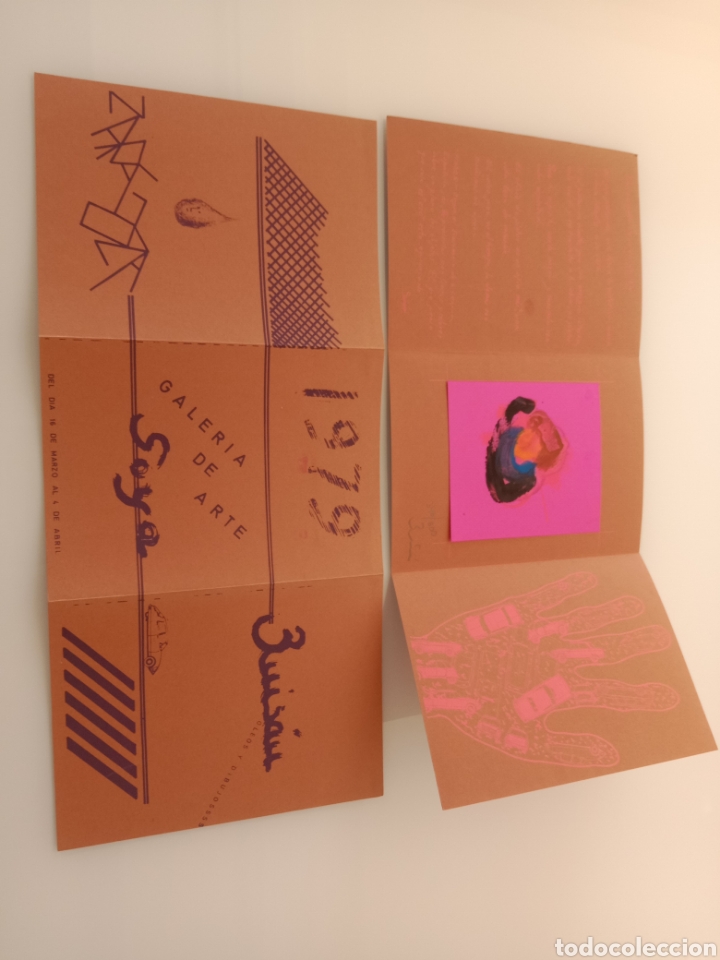 Otros objetos de arte: Buis&aacute;n invitaci&oacute;n con obra original - Foto 1