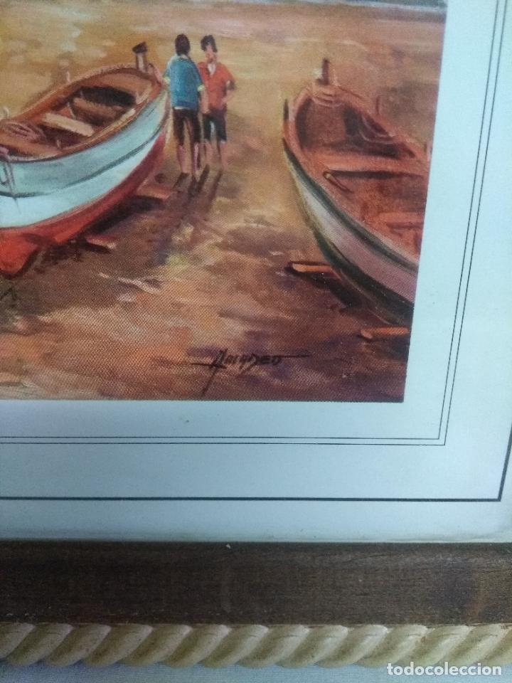 Otros objetos de arte: Cuadro. L&aacute;minas montadas sobre marcos. - Foto 3