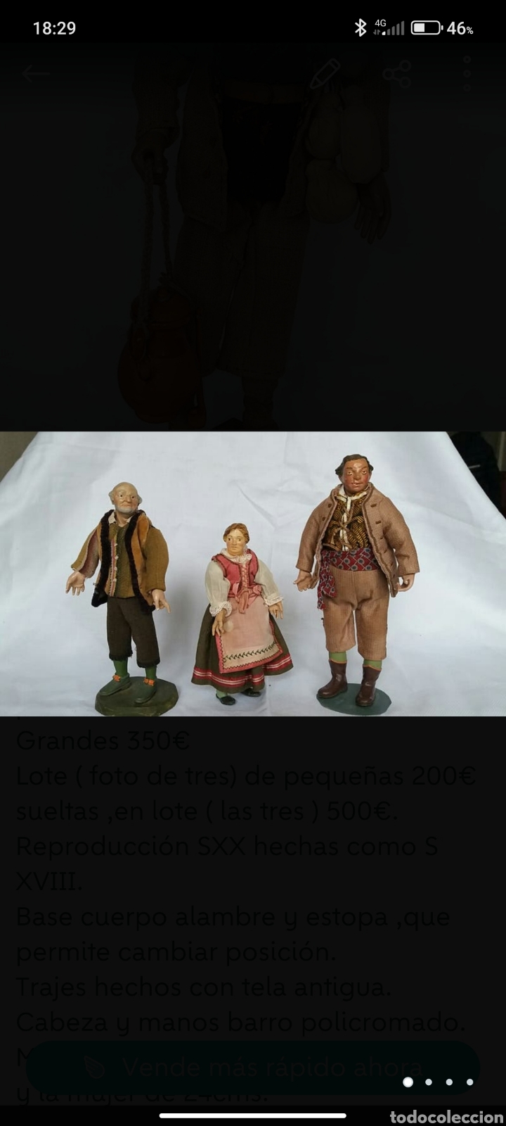 Otros objetos de arte: Figuras Bel&eacute;n Napolitano - Foto 5