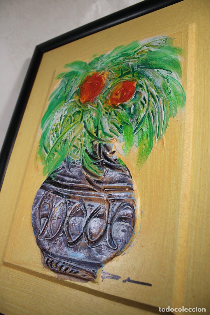 Otros objetos de arte: bodegon firmado acrilico - Foto 2