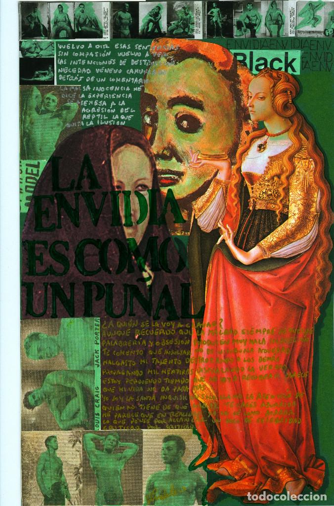 Otros objetos de arte: Collage Envidia, de Indalecio. Serie 7 pecados capitales - Foto 1