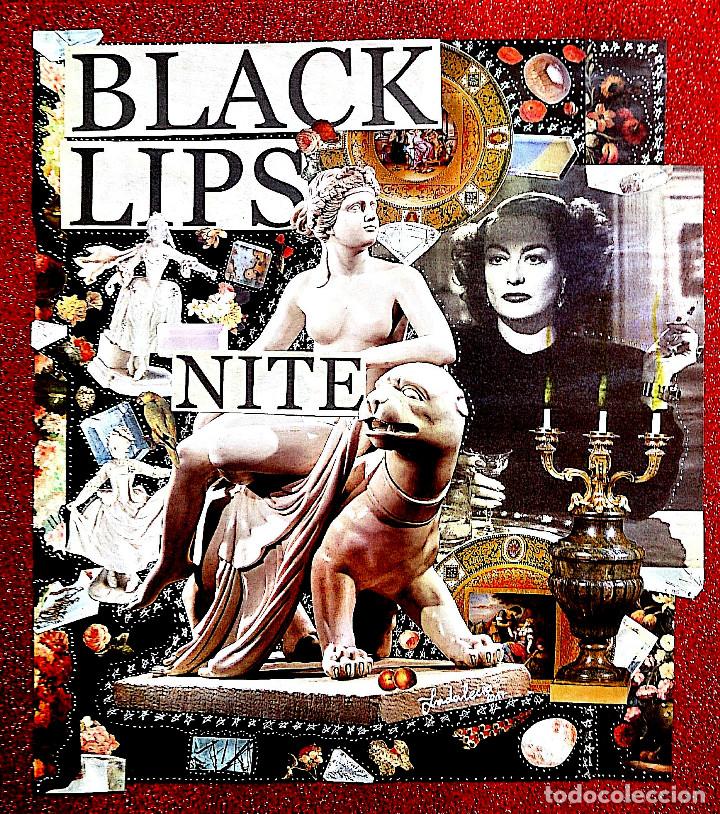Otros objetos de arte: Collage Black Lips Nite. 29x33cm. - Foto 1