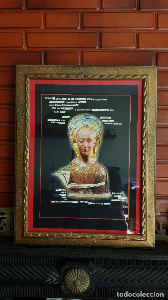 Otros objetos de arte: Poema daliniano, collage de Indalecio - Foto 2