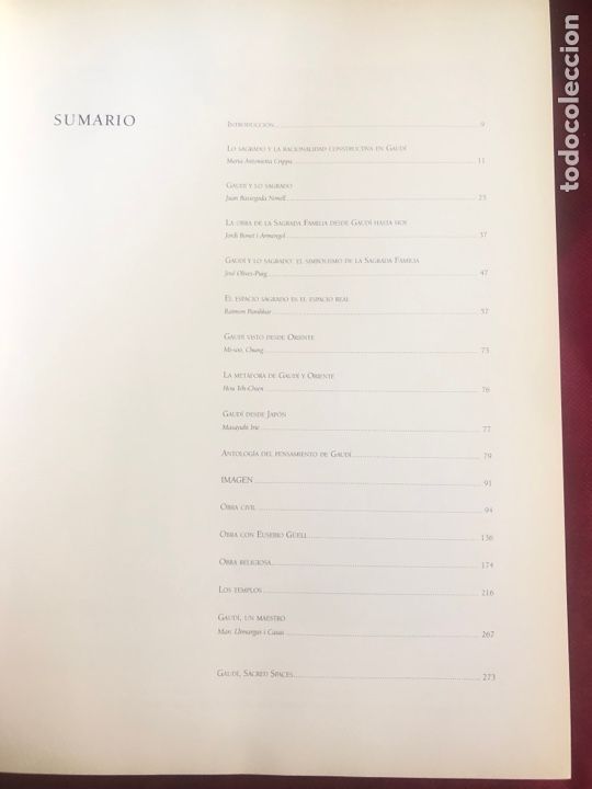 Otros objetos de arte: GAUDI. ESPACIOS SAGRADOS (ED. BILING&Uuml;E)-A&Ntilde;O 2002 - Foto 3