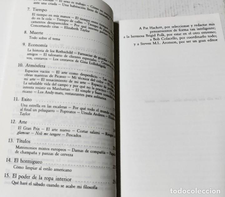 Otros objetos de arte: Andy Warhol, Mi filosof&iacute;a AAB y de BAA, Tusquets, 1998 - Foto 4