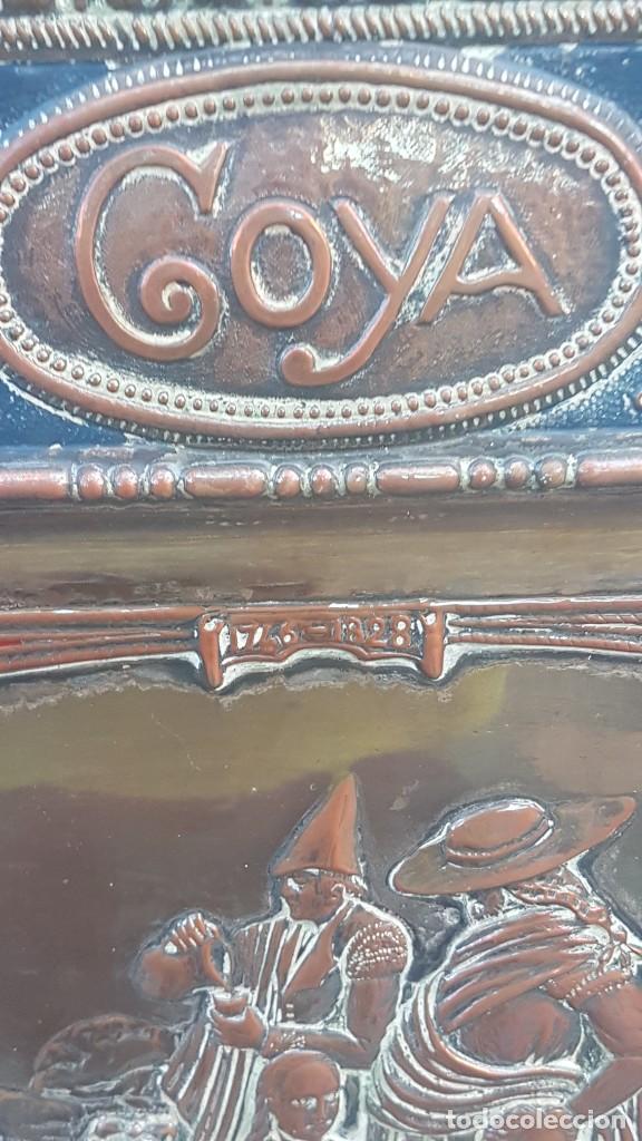 Otros objetos de arte: COBRE GOYA LA MERIENDA - Foto 3