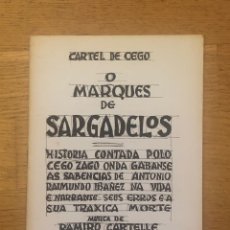 Varios objetos de Arte: GALICIA.CORUÑA.'CARTEL DE CEGO.O MARQUES DE SARGADELOS' DIAZ PARDO RAMIRO CARTELLE 1970. Lote 362787150