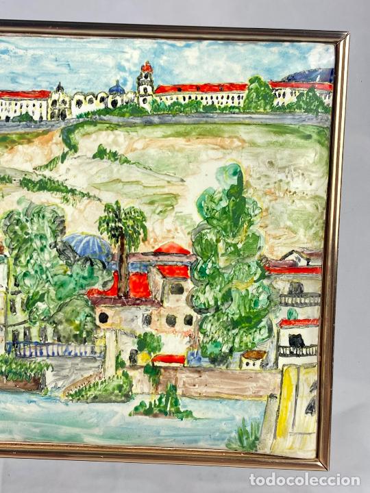 Otros objetos de arte: CUADRO ESMALTADO 12 X 18 CM ENMARCADO - Foto 4