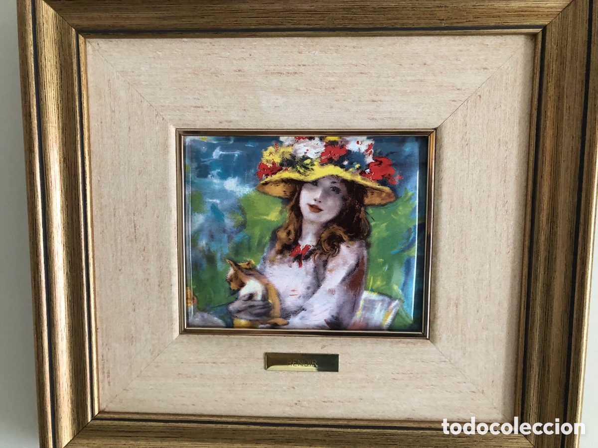 Otros objetos de arte: 8 PINTURAS AL ESMALTE SOBRE METAL - Foto 4