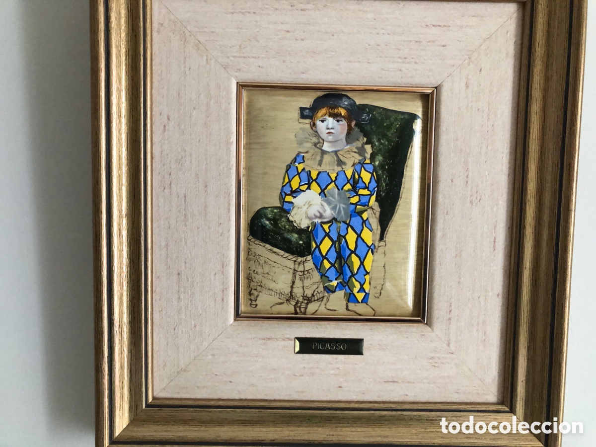 Otros objetos de arte: 8 PINTURAS AL ESMALTE SOBRE METAL - Foto 6