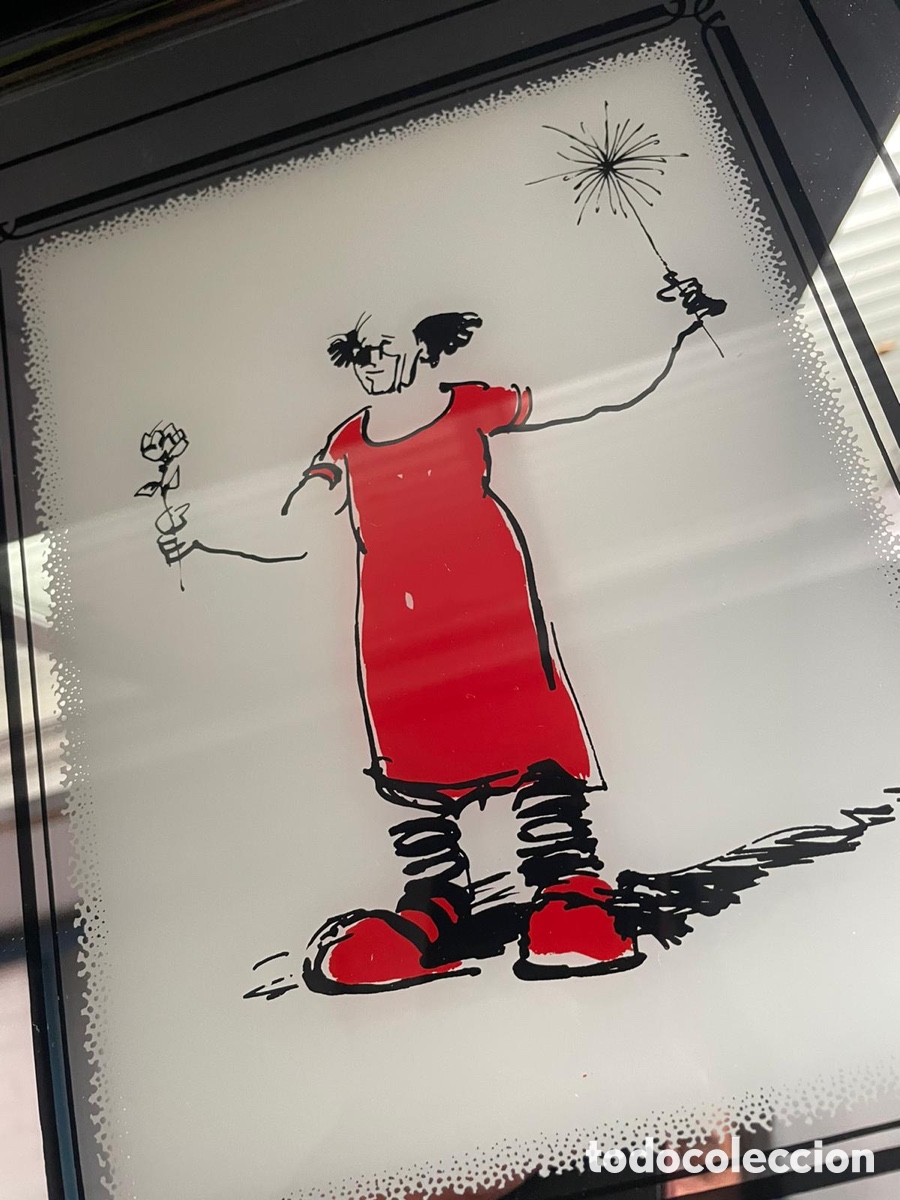 Otros objetos de arte: Cuadros de payasos vintage - Foto 3