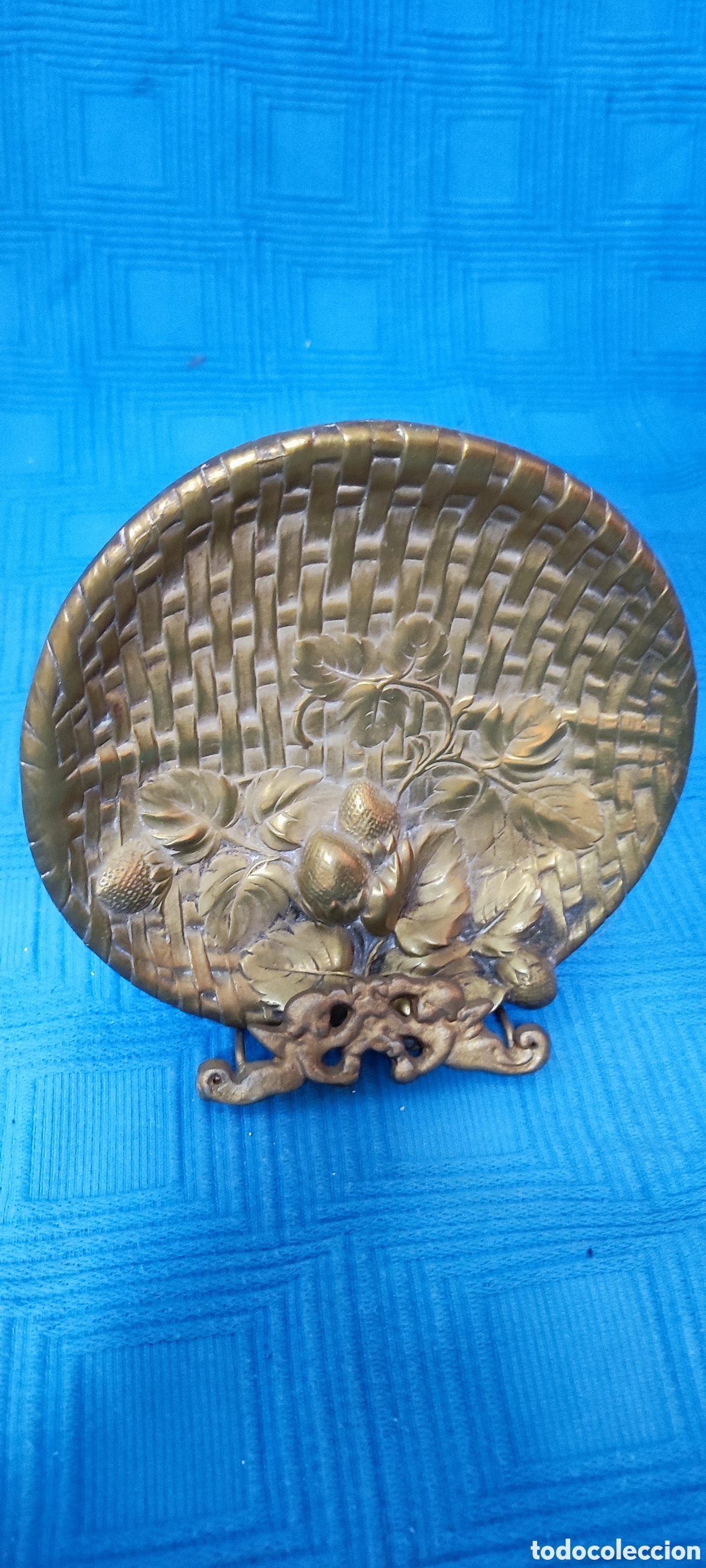 Otros objetos de arte: Plato bronce decorativo - Foto 1
