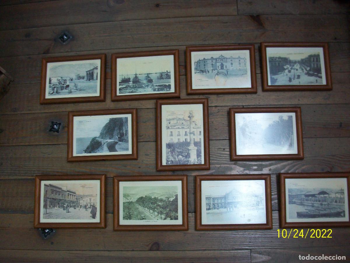Otros objetos de arte: OTE DE 11 CUADROS/POSTALES DE ALMERIA - Foto 1