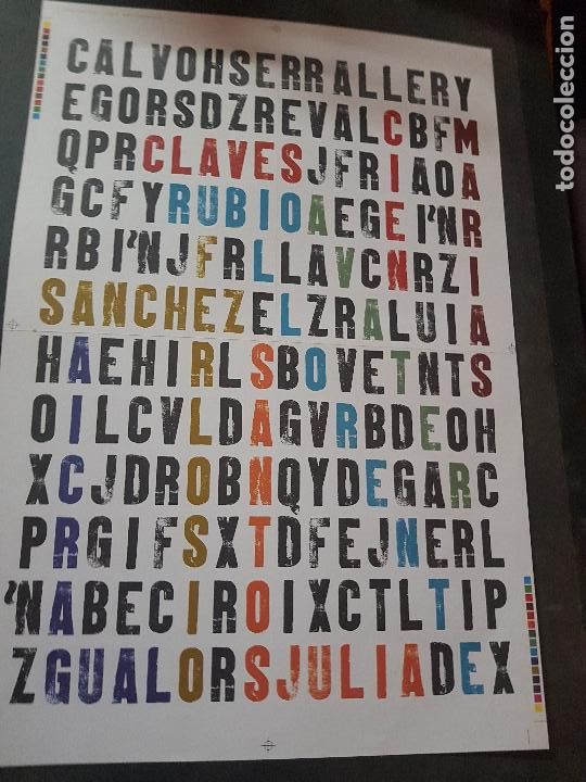 Otros objetos de arte: CLAVES CIEN CARTEL 2000 - Foto 1