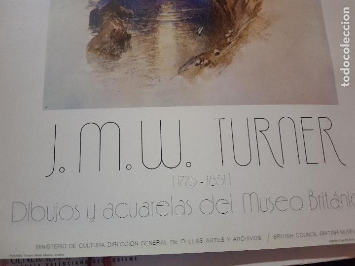 Otros objetos de arte: J.M.W.TURNER 1775-1851-1983 - Foto 2