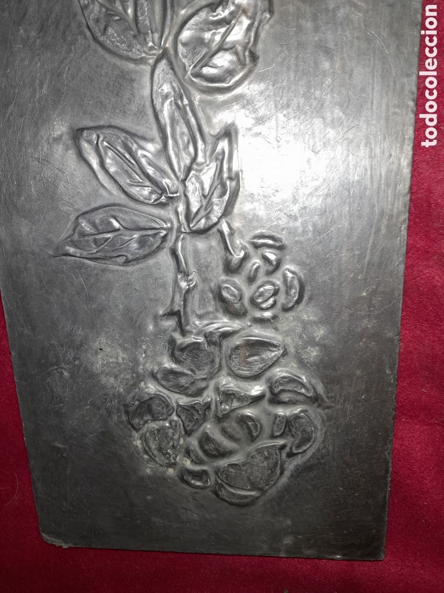 Otros objetos de arte: DOS CUADRITOS FLORES BAJORRELIEVE ESTA&Ntilde;O? - Foto 4