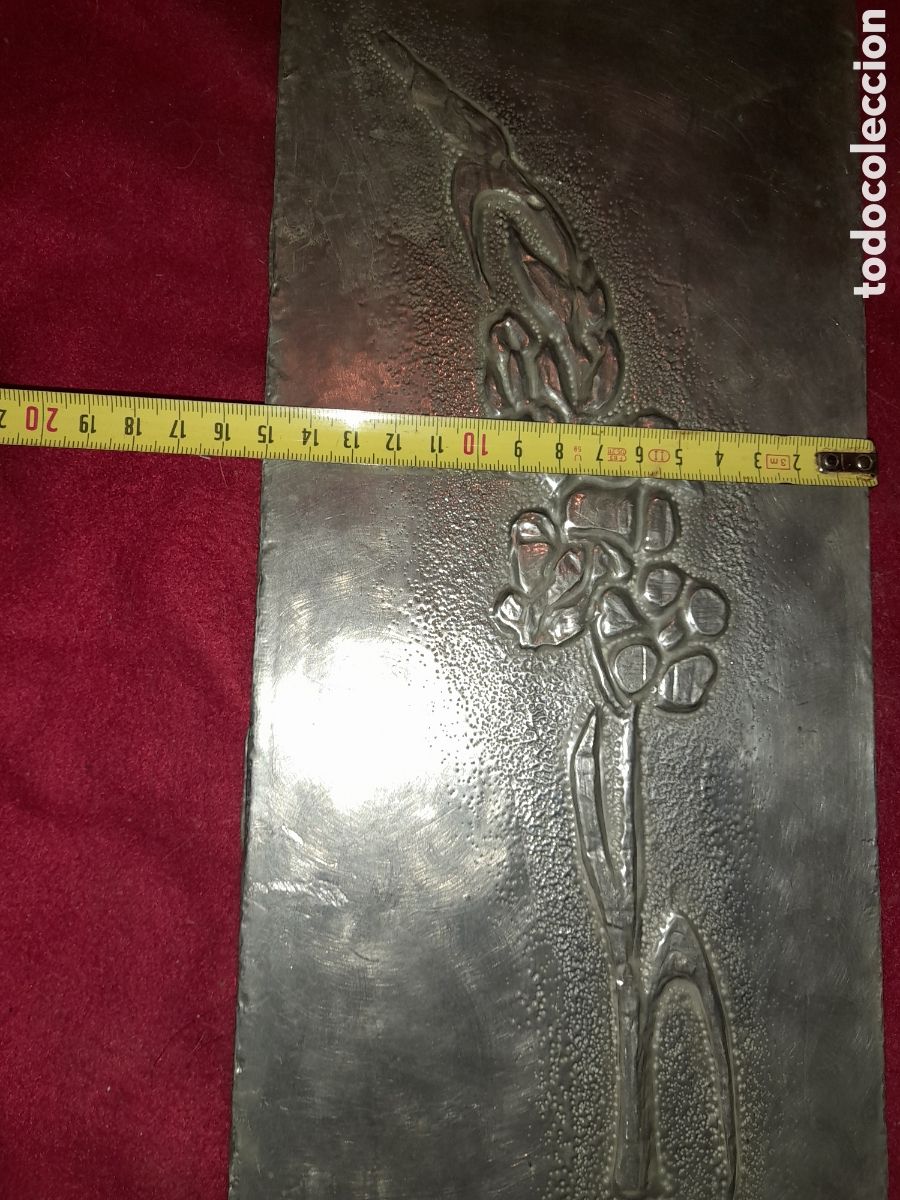 Otros objetos de arte: DOS CUADRITOS FLORES BAJORRELIEVE ESTA&Ntilde;O? - Foto 8
