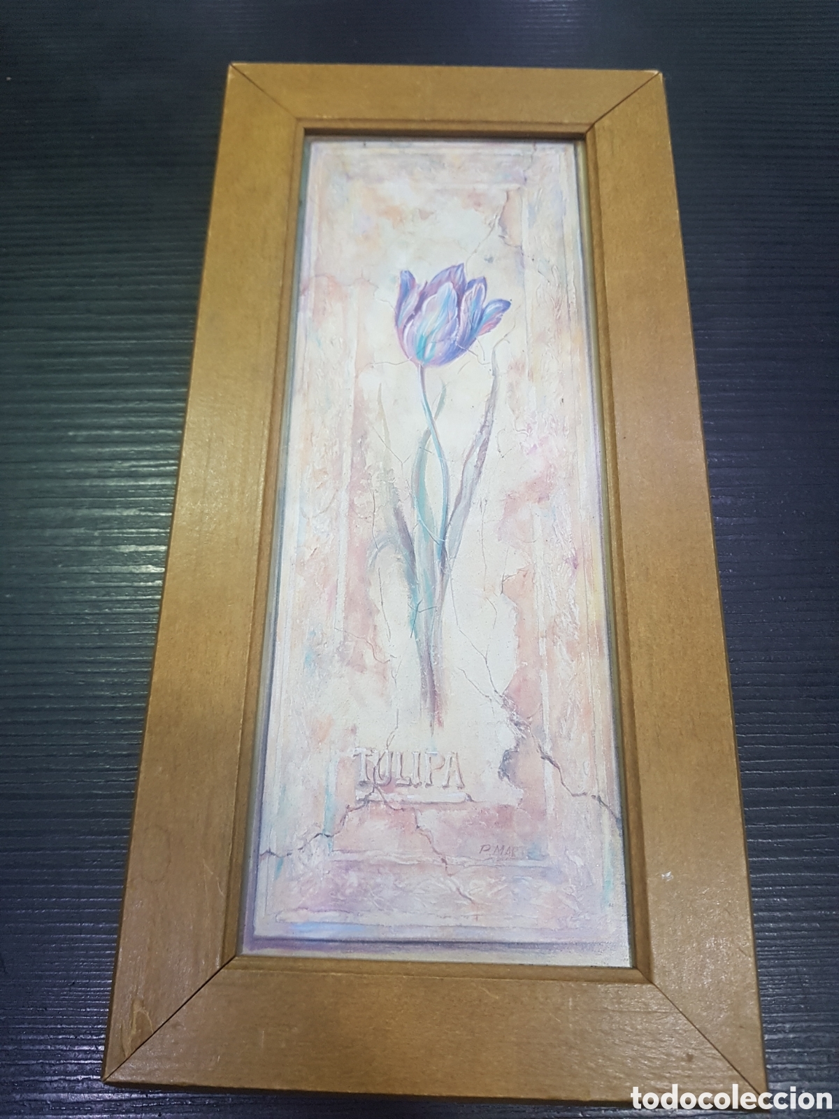 Otros objetos de arte: Cuadro Tulipan. (L49) - Foto 1