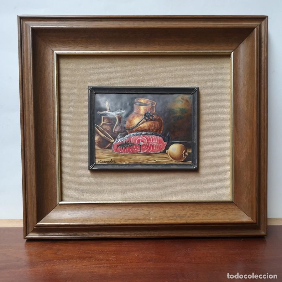 Otros objetos de arte: Cuadro Bodeg&oacute;n Esmalte - Foto 1
