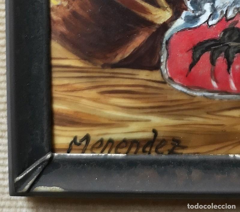 Otros objetos de arte: Cuadro Bodeg&oacute;n Esmalte - Foto 3