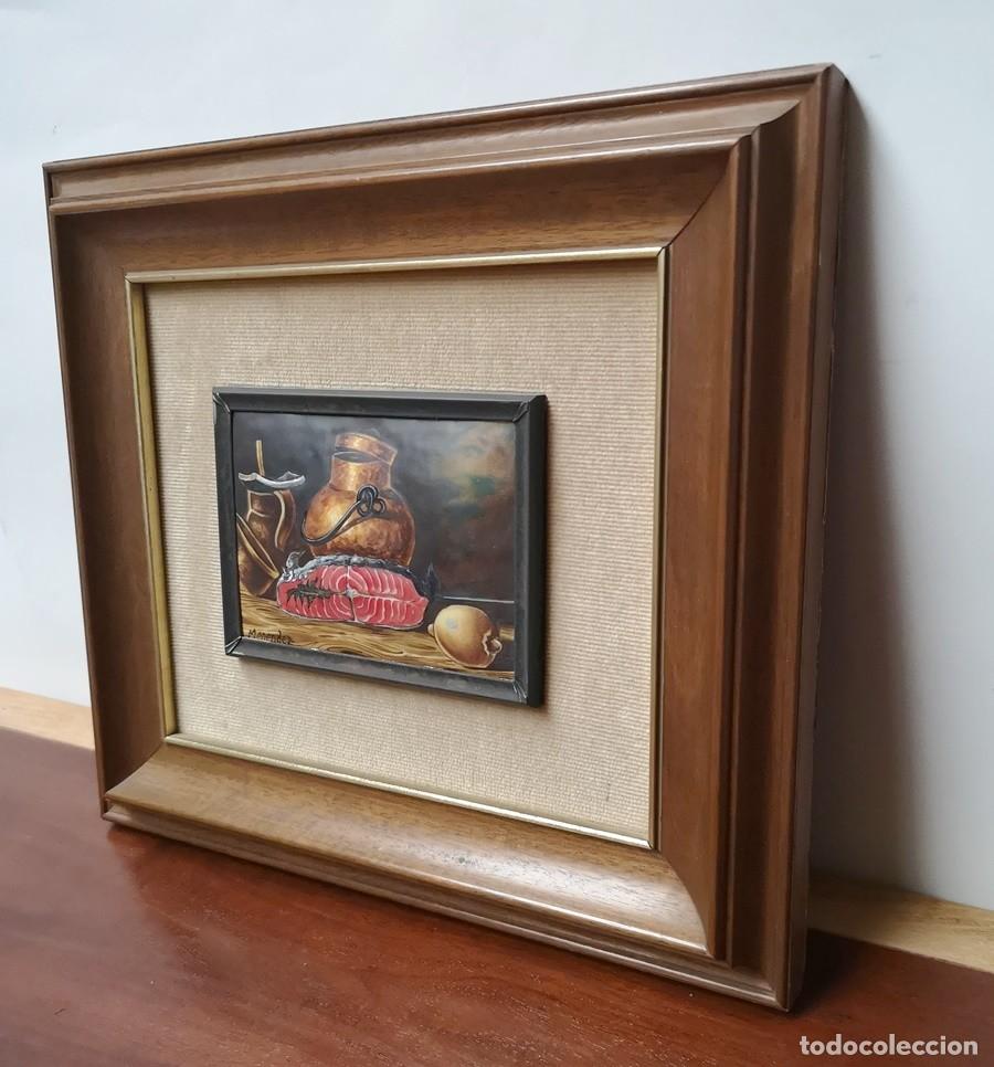 Otros objetos de arte: Cuadro Bodeg&oacute;n Esmalte - Foto 6