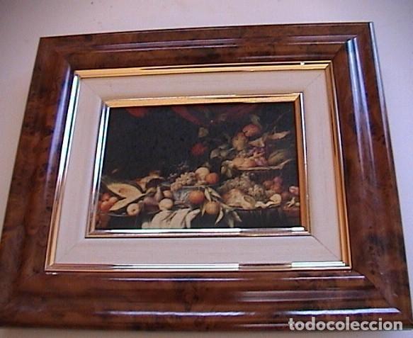Otros objetos de arte: REPRODUCCI&Oacute;N BODEGON CON UVAS Y MANZANAS. - Foto 1
