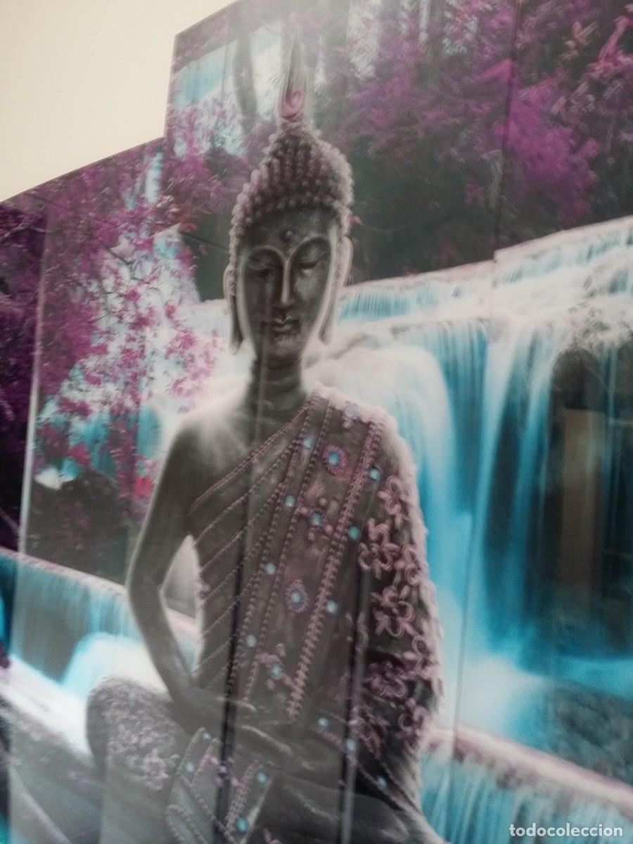 Otros objetos de arte: Mural BUDA cristal acr&iacute;lico, 5 piezas - Foto 4