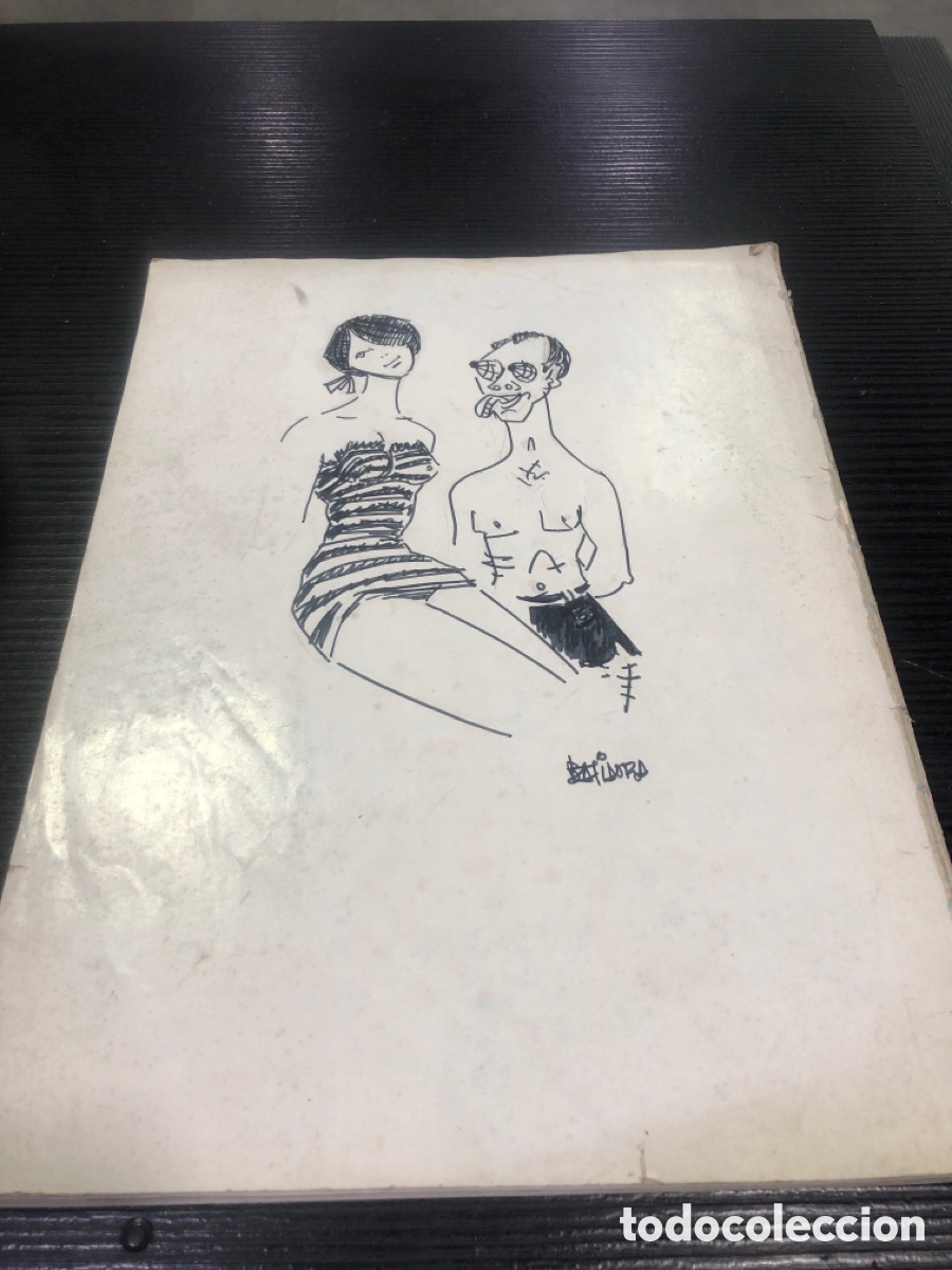 Otros objetos de arte: Revista Shell con dibujo (L50) - Foto 2