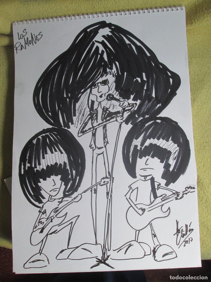 Otros objetos de arte: LOS RAMONES - TINTA MIXTO - Foto 1