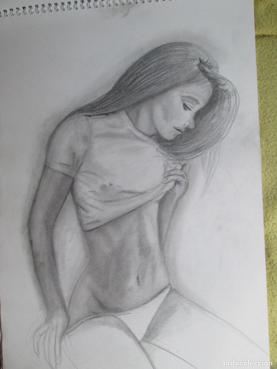 Otros objetos de arte: MUJER SEXY -GRAFITO MIXTO - Foto 1