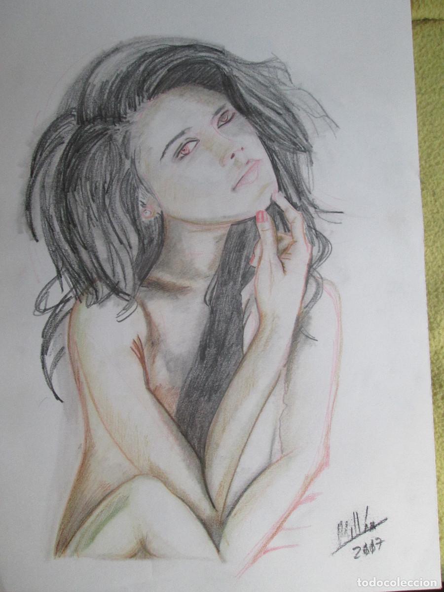 Otros objetos de arte: MUJER SEXY 4-GRAFITO MIXTO - Foto 1