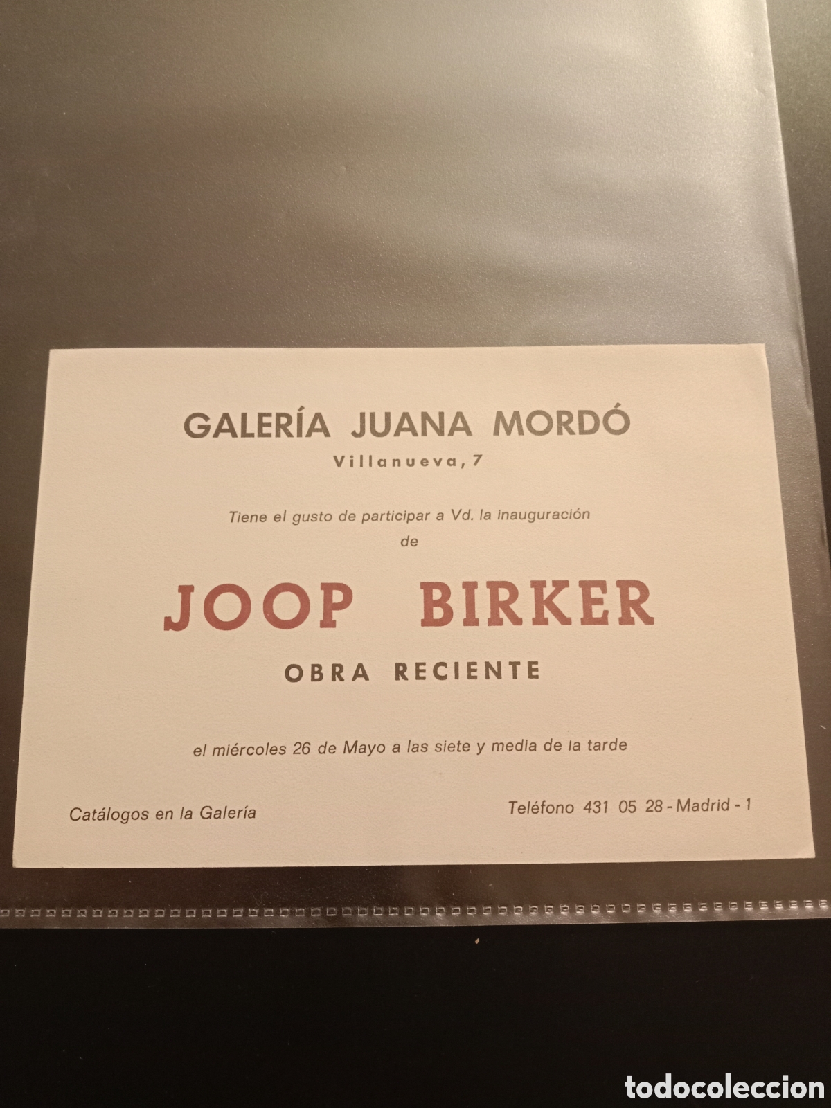 Otros objetos de arte: Joop Birker - Foto 1