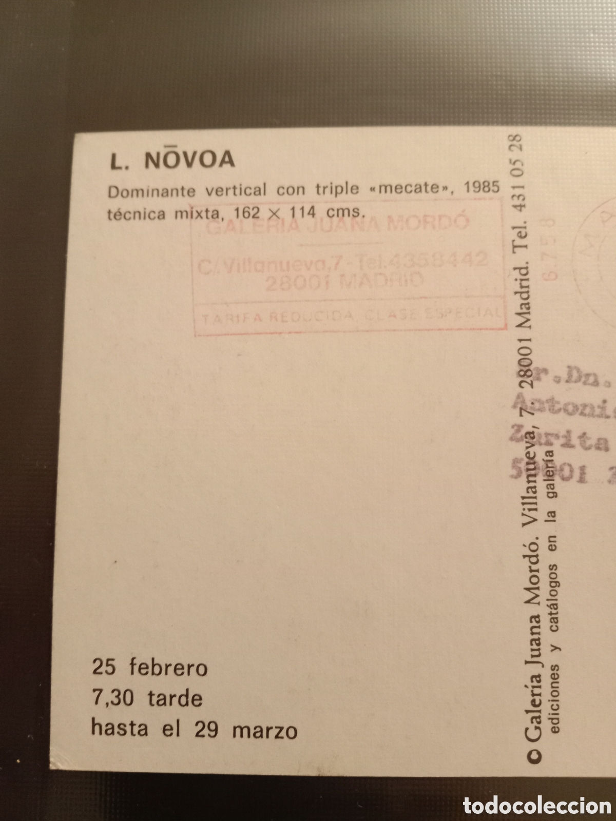 Otros objetos de arte: L. Novoa - Foto 2