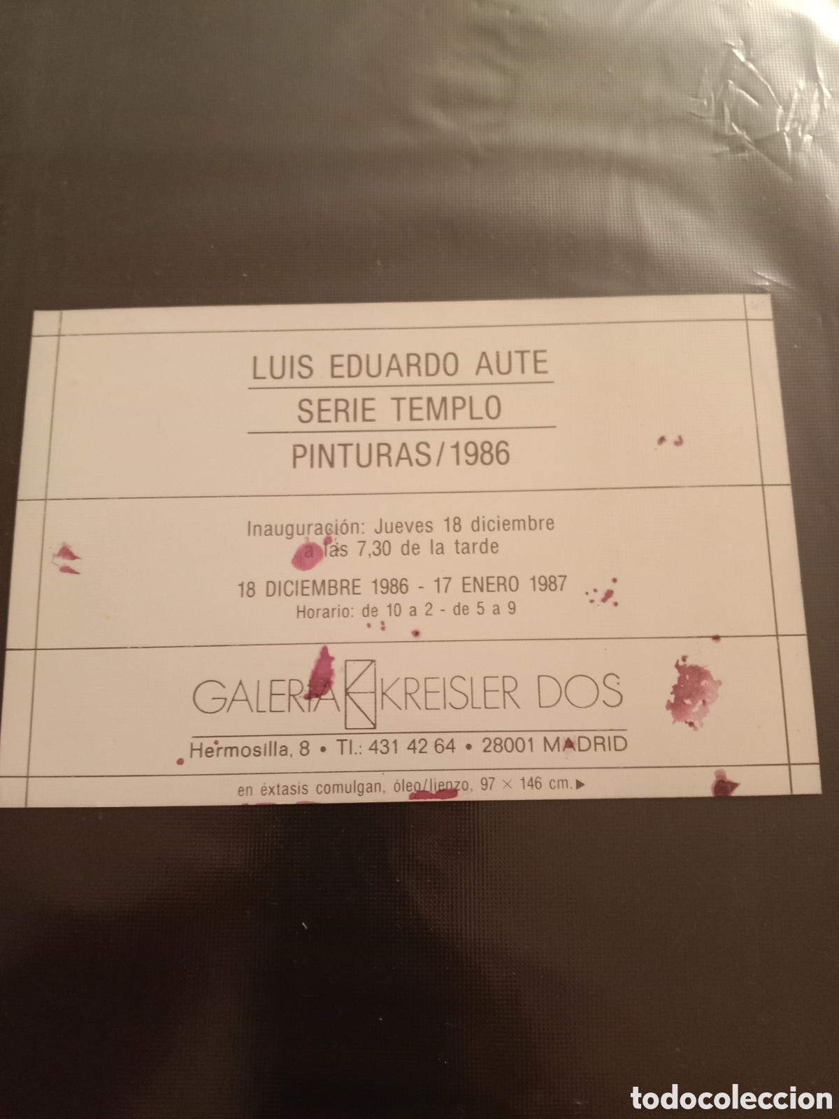 Otros objetos de arte: Luis Eduardo Aute - Foto 2