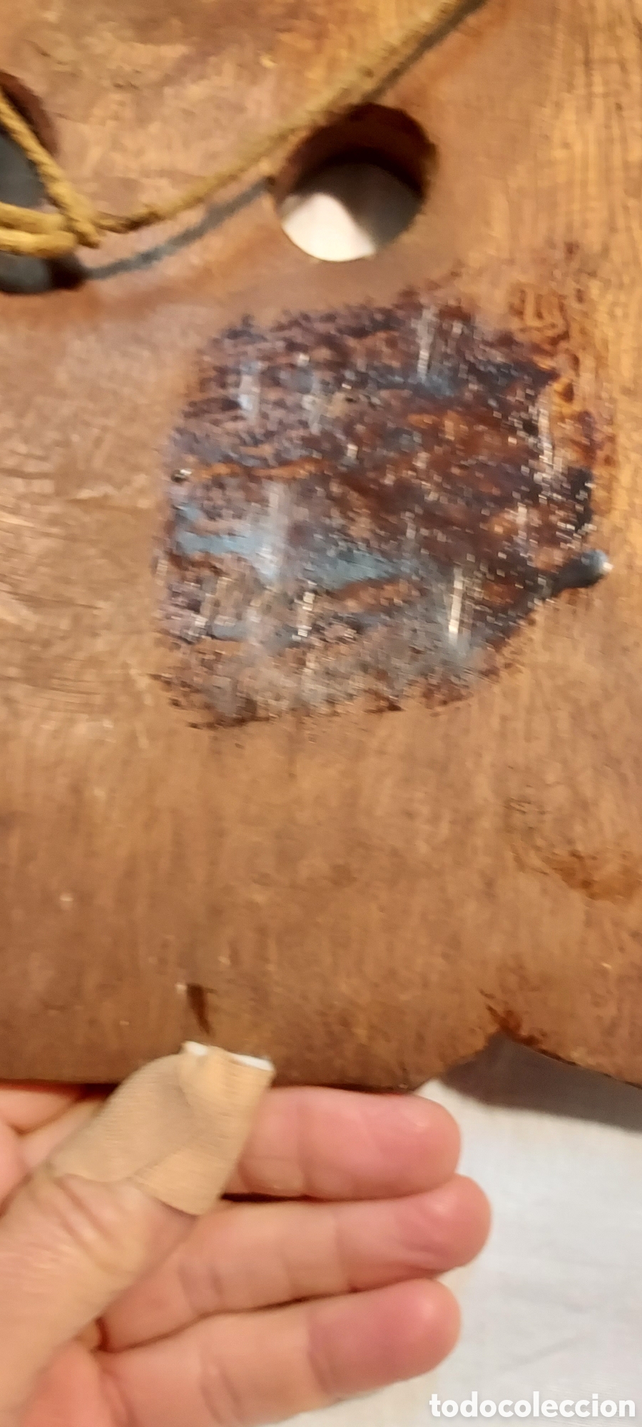 Otros objetos de arte: MASCARA DE MADERA CARNAVAL - Foto 11