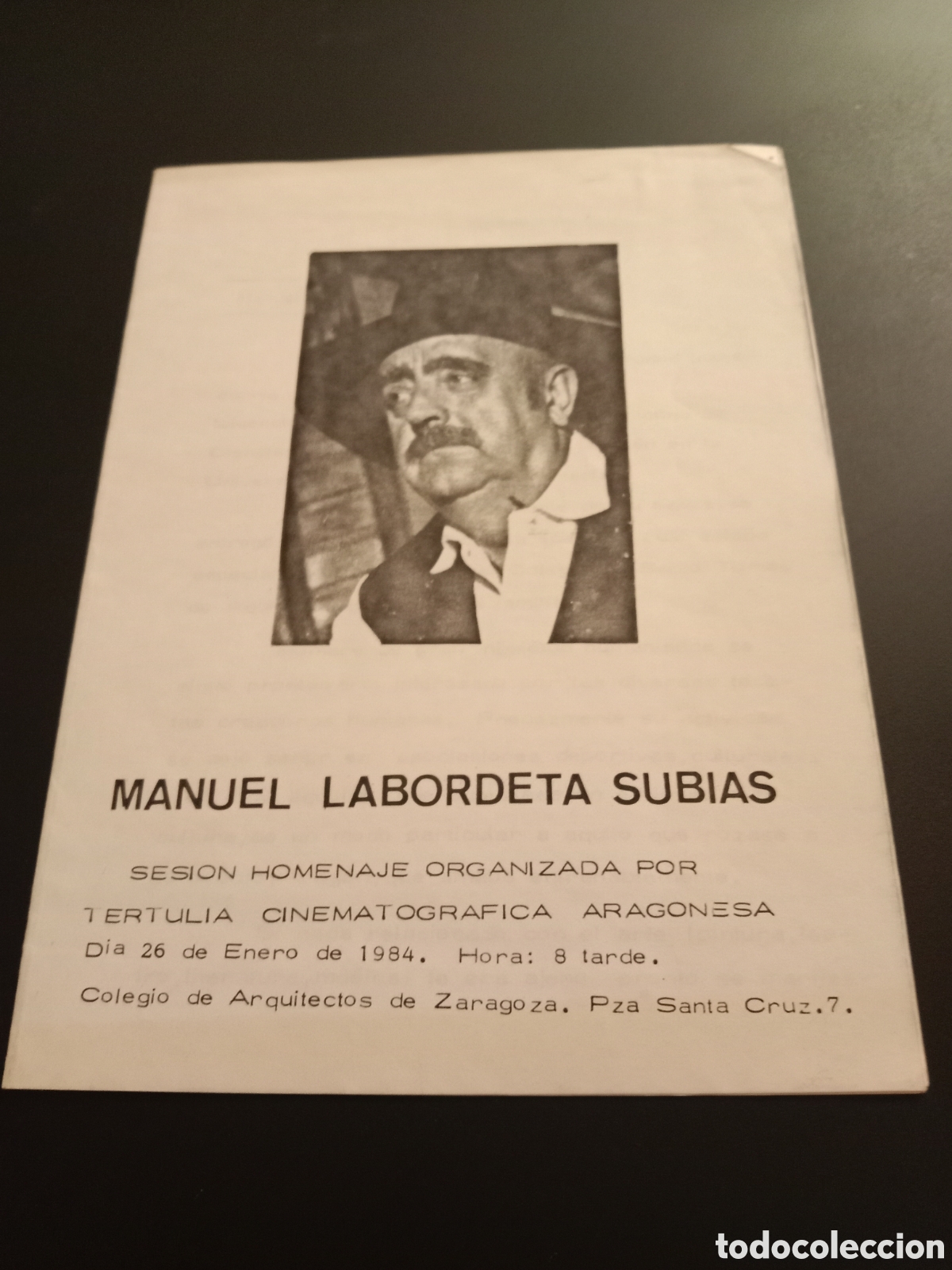 Otros objetos de arte: Manuel Labordeta Subias - Foto 1