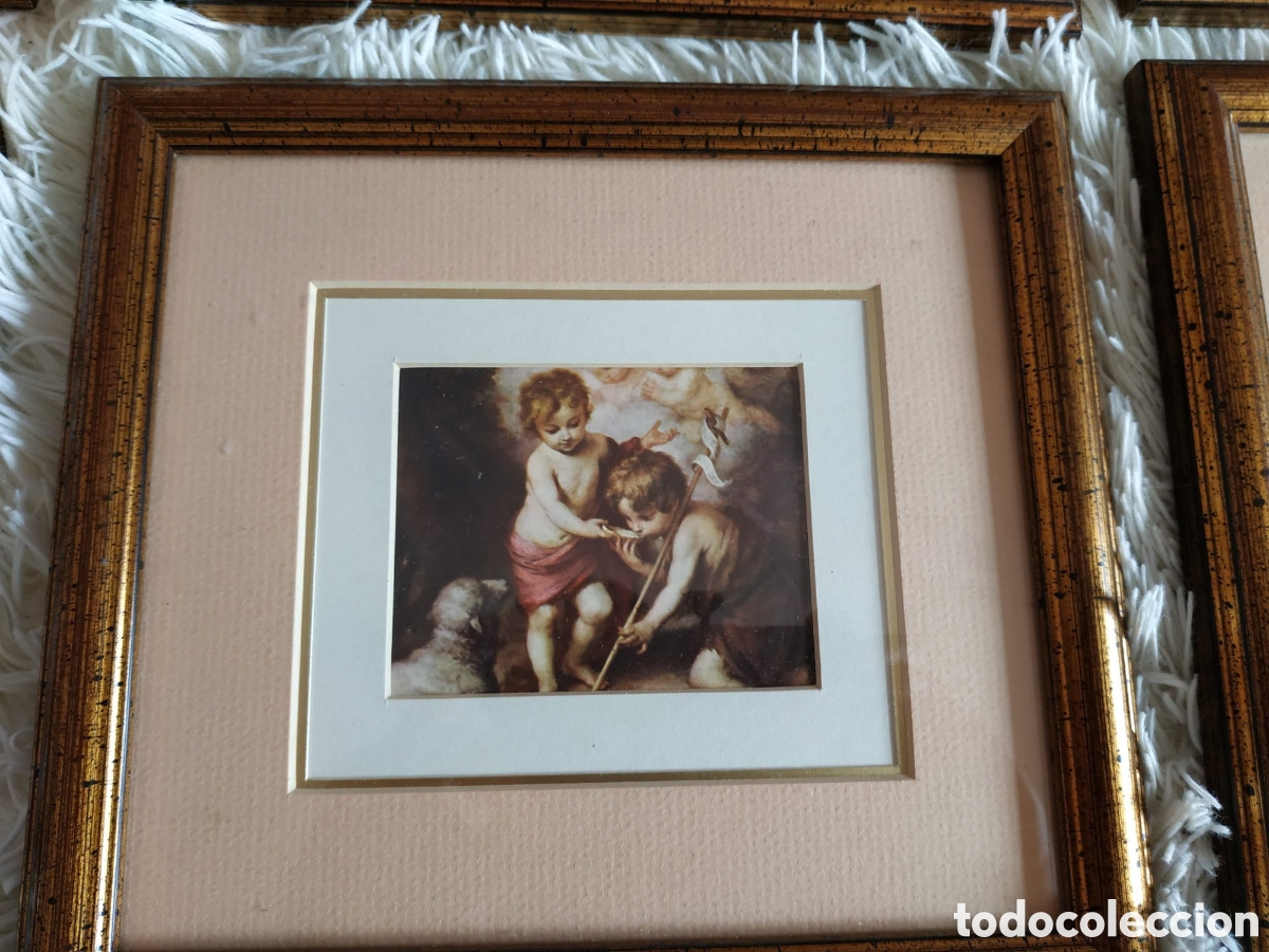Otros objetos de arte: Conjunto de 6 cuadros Murillo - Foto 6