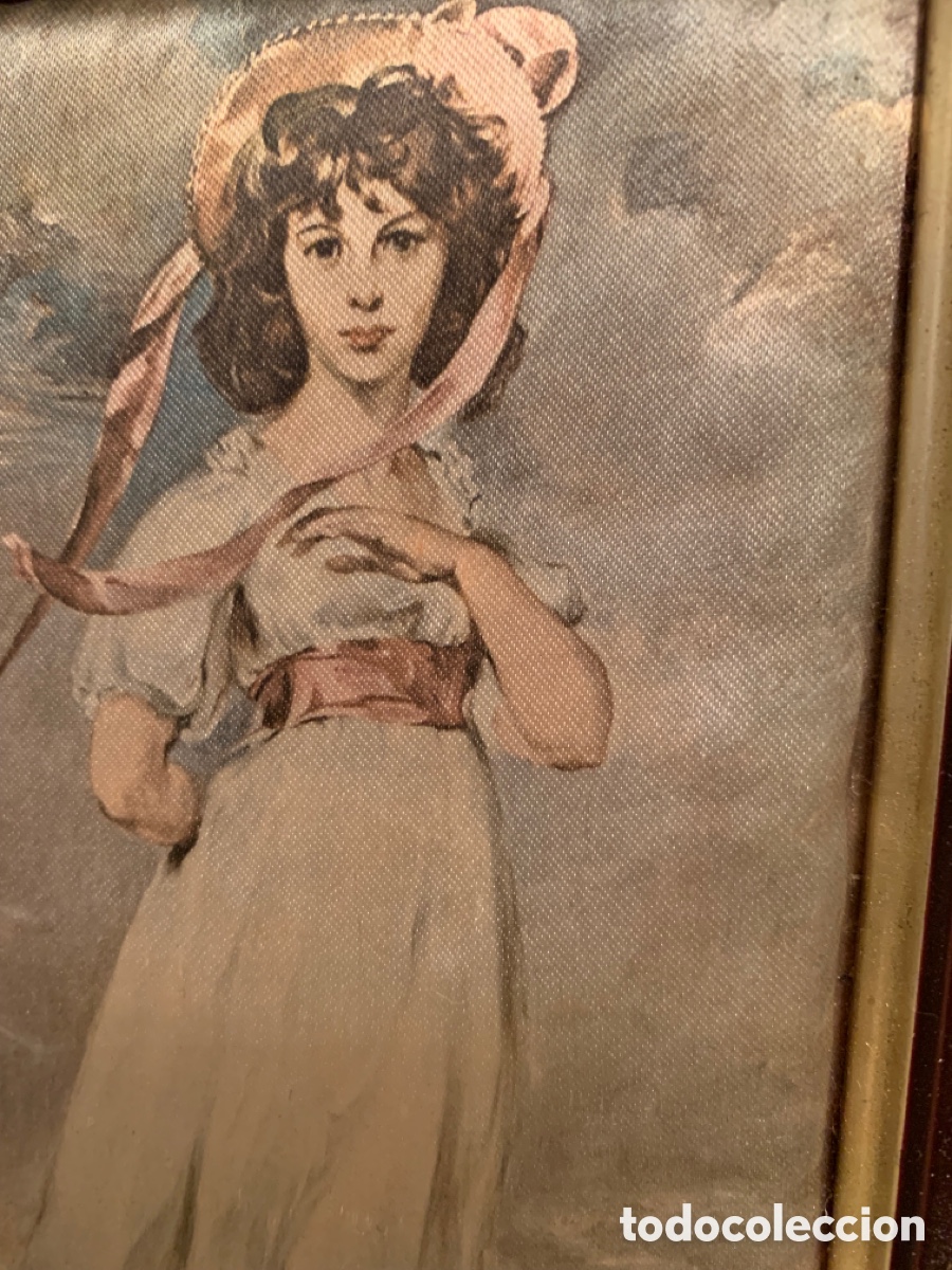 Otros objetos de arte: Cuadro de seda italiana - Foto 5