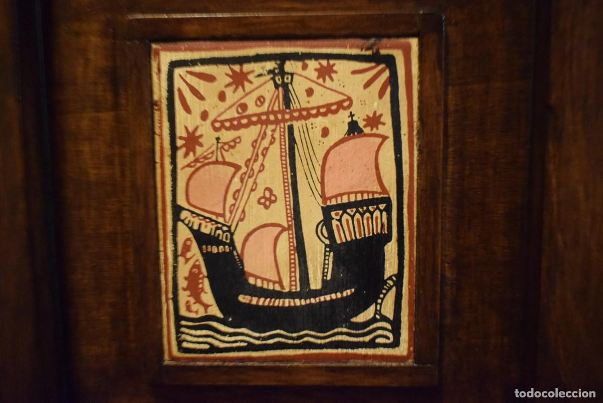 Otros objetos de arte: Socarrat con un velero (leer condiciones de venta). - Foto 3