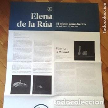 Otros objetos de arte: Elena de la R&uacute;a centrocentro El miedo como herida 2018 prog de mano - Foto 2