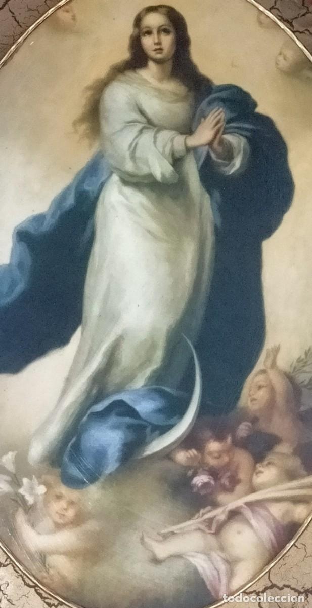 Otros objetos de arte: LA INMACULADA CONCEPCI&Oacute;N DE MURILLO - 46x34 cm - Foto 1