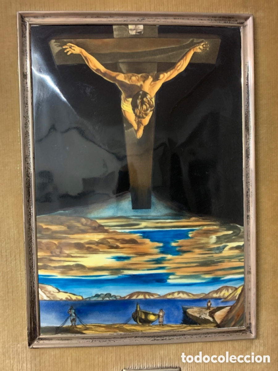 Otros objetos de arte: Esmalte del Cristo de Dal&iacute; , Fern&aacute;ndez de Vigo - Foto 2