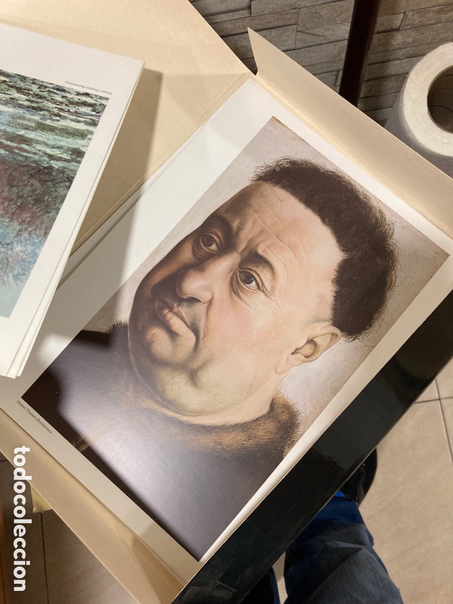 Otros objetos de arte: Lote de l&aacute;minas museo thyssen, 16 en total - Foto 3