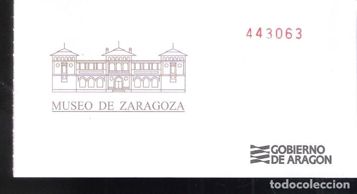 Otros objetos de arte: Museo de Zaragoza. Entrada. - Foto 1