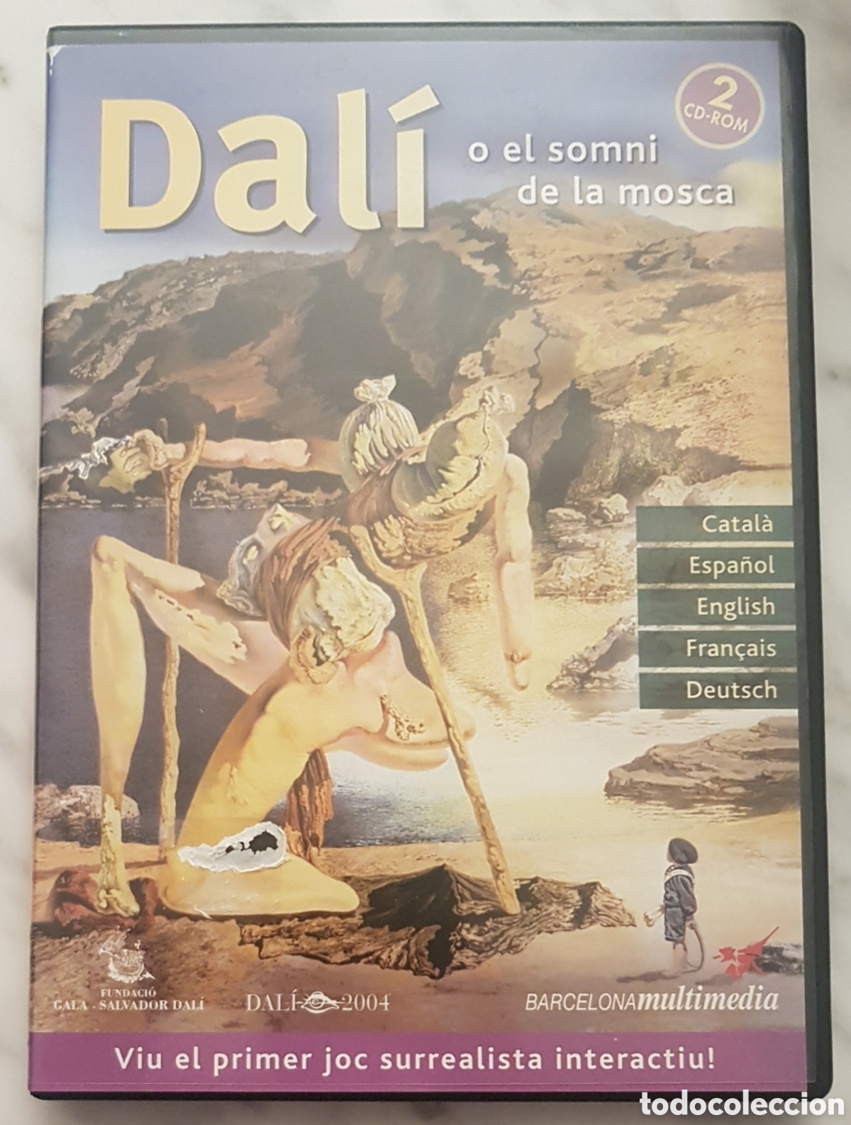 Otros objetos de arte: DALI O EL SOMNI DE LA MOSCA . 2 CD ROM . CATAL&Agrave; - Foto 1